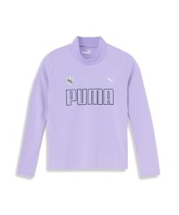 PUMA/ウィメンズ ゴルフ ストレッチ ビッグプーマロゴ モックネックシャツ 長袖/505476960