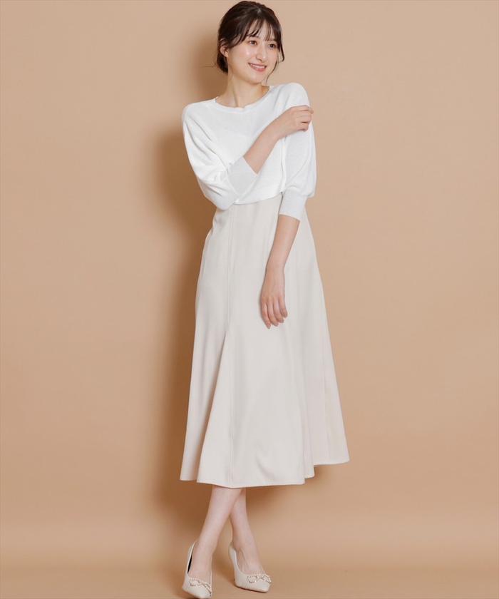 ☘️Arpege story☘️ キャミ付きスパンコールショートニット ☘️Arpege story☘️《店舗限定》キャミ付きスパンコール