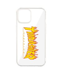 THRASHER/スラッシャー THRASHER iphone13 スマホケース メンズ レディース 携帯 アイフォン クリア 透明 LOGO HYBRID CLEAR CASE/505447048