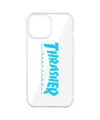 THRASHER/スラッシャー THRASHER iphone13 mini スマホケース メンズ レディース 携帯 アイフォン クリア 透明 LOGO HYBRID CLEAR/505447049