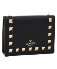 Valentino Garavani/ヴァレンティノ 二つ折り財布 ミニ財布 スタッズ ブラック レディース VALENTINO GARAVANI 2W0P0P39BOL 0NO/505478887