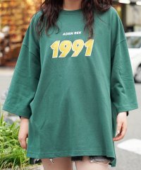 1111clothing/オーバーサイズ Tシャツ メンズ ビッグTシャツ レディース ビッグシルエットTシャツ 半袖Tシャツ カレッジロゴTシャツ アップリケ 刺繍 トップス 半袖/505479631