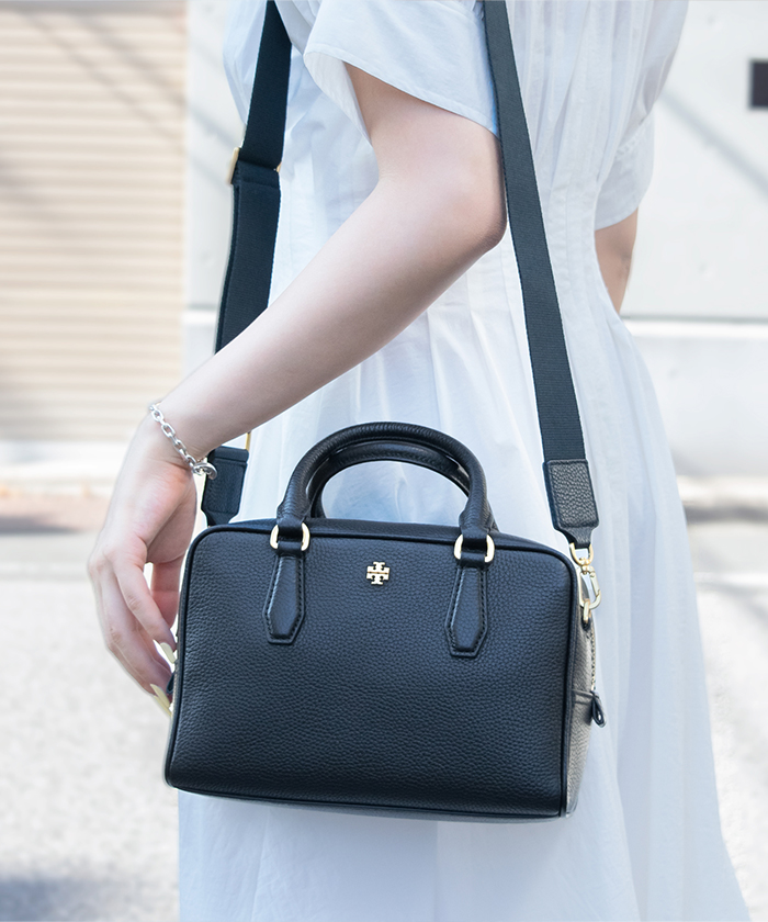 クーポン】TORY BURCH トリーバーチ BLAKE BARREL SATCHEL ブレイク ...