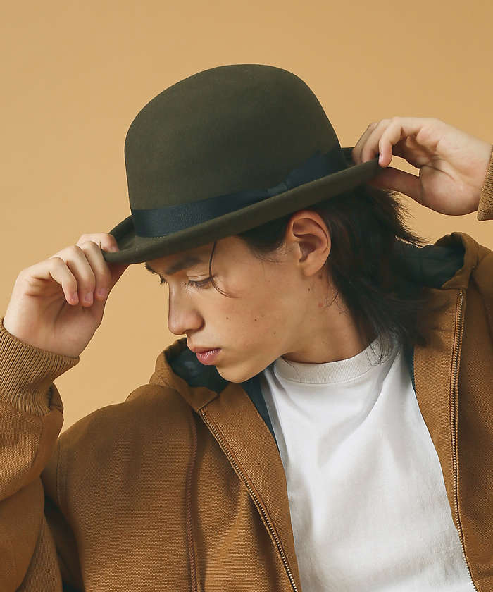 激安通販 / RUBEN/ルーベン】フェルトボーラーハット FFELT H BOWLER 帽子