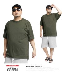 one colors/半袖 Tシャツ メンズ 大きいサイズ 接触冷感 天竺 無地 シンプル クルーネック カットソー トップス 半袖Tシャツ ひんやり 冷たい 冷感 スポーツ 部屋着/505478393