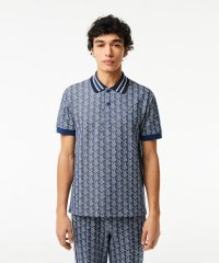 LACOSTE Mens/モノグラムジャカード半袖ポロシャツ/505480024