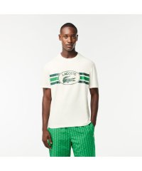 LACOSTE Mens/モノグラムオーバルロゴプリントTシャツ/505480055