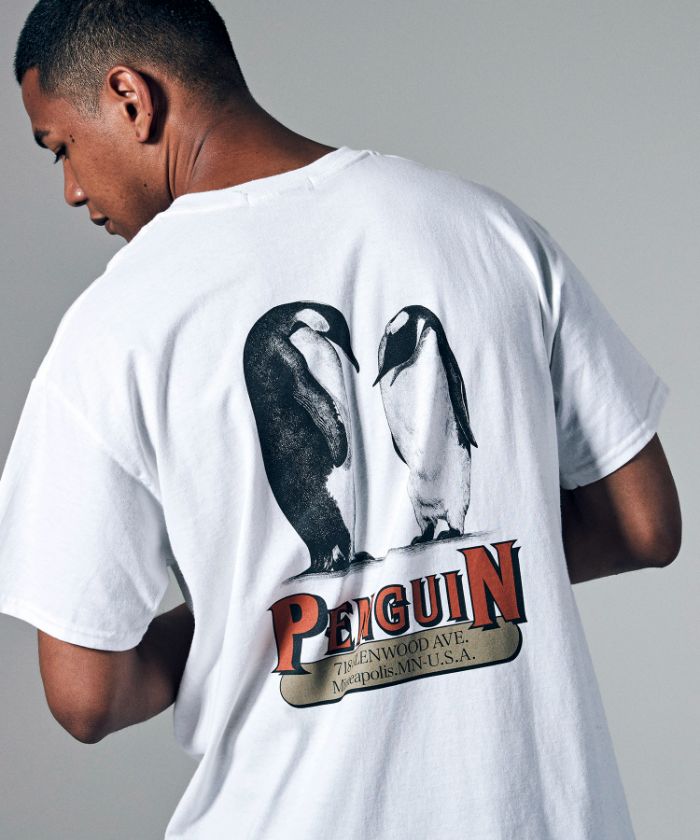 REAL PENGUIN PRINT T－SHIRT / リアルペンギンプリントTシャツ