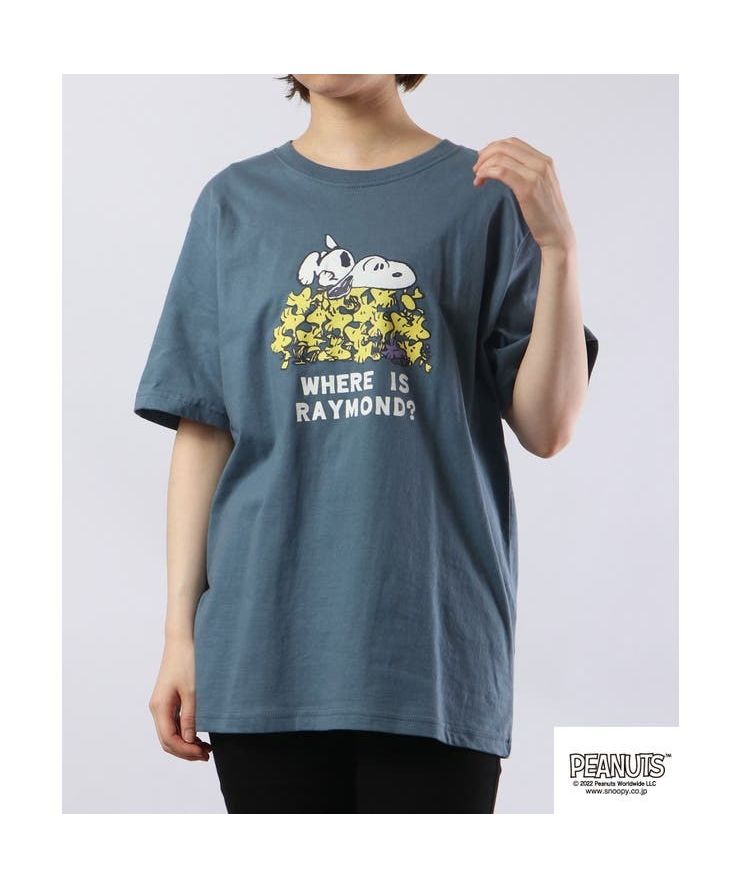 スヌーピー ウッドストック Tシャツ 半袖 プリント SNOOPY PEANUTS