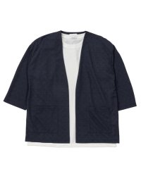 MAC HOUSE(men)/URBAN COLLECTION アーバンコレクション 梨地クロップドカーディガンアンサンブル 5773577/505480914