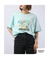 PEANUTS/ピーナッツ PEANUTS スヌーピー Tシャツ トップス 半袖 線画 刺繍 フルーツ SNOOPY PEANUTS/505480970
