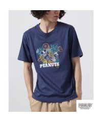  PEANUTS/ピーナッツ PEANUTS スヌーピー Tシャツ トップス 半袖 線画 刺繍 フルーツ SNOOPY PEANUTS/505480970