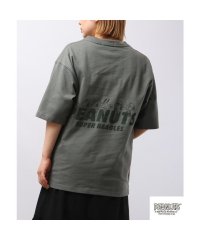  PEANUTS/ピーナッツ PEANUTS スヌーピー Tシャツ トップス 兄弟 プリント ドロップショルダー SNOOPY PEANUTS S M L/505481109