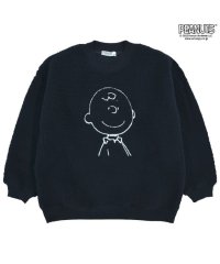  PEANUTS/ピーナッツ PEANUTS スヌーピー チャーリーブラウン トレーナー BIG ボア 刺繍 長袖 PEANUTS SNOOPY/505481331