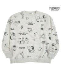  PEANUTS/スヌーピー Tシャツ 長袖 ピーナッツ 兄弟 ハンバーガー フード ロンT SNOOPY PEANUTS/505481409