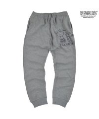  PEANUTS/ピーナッツ PEANUTS スヌーピー パンツ 裏起毛 スウェット プリント 部屋着 SNOOPY PEANUTS M L LL/505481612