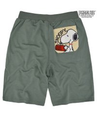  PEANUTS/ピーナッツ PEANUTS スヌーピー ハーフパンツ ボトムス 裏毛 スウェット ポケット 刺繍 SNOOPY PEANUTS/505481666