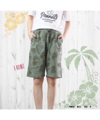  PEANUTS/ピーナッツ PEANUTS スヌーピー ハーフパンツ ボトムス アロハ 裏毛 スウェット プリント 部屋着 SNOOPY PEANUTS/505481785