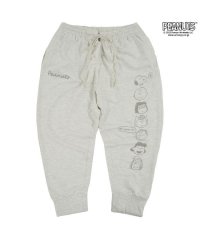  PEANUTS/スヌーピー パンツ ボトムス クロップドパンツ 裏毛 スウェット プリント SNOOPY PEANUTS/505481816