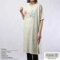  PEANUTS/ピーナッツ PEANUTS スヌーピー Tシャツ BIG トップス 半袖 レディース プリント SNOOPY PEANUTS/505482007