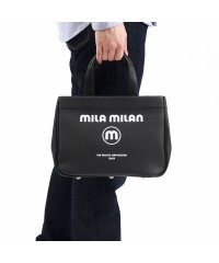 mila milan/ミラ・ミラン トートバッグ mila milan コルソ ミニトートバッグ ファスナー付き 横 B5 軽量 底鋲 自立型 防水 PVC ロゴ 旅行 250501/505483114