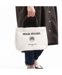 mila milan/ミラミラン mila milan ミラ・ミラン トートバッグ mila milan コルソ ミニトートバッグ ファスナー付き 横 B5 軽量 底鋲 自立型 防水/505483114
