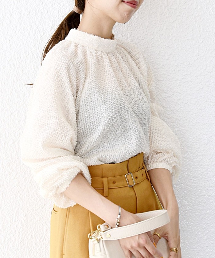 2018◆23区Canclini スタンドカラー ブラウス 36M 洗えるCANCLINI ベーシック シャツ ⁄ 23区 | ファッション通販