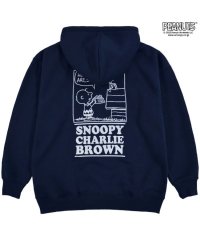 PEANUTS/ピーナッツ PEANUTS スヌーピー トレーナー 裏起毛 フード バック プリント チャーリーブラウン ルーシー SNOOPY PEANUTS/505483633