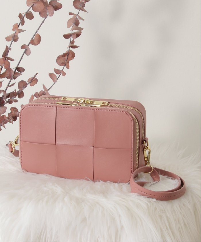 【BIMBA Y LOLA】2Way編み込みトートバッグ/アイボリー BIMBA Y LOLA(ビンバイローラ)のレディース トートバッグ 人気