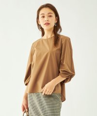 green label relaxing/デザインタック 7分袖 ブラウス/505468192