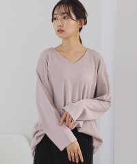 PourVous/プールヴー PourVous ワッフルロングスリーブプルオーバー/505478645