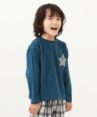 devirock/名札穴あかない 長袖Tシャツ 子供服 キッズ ベビー 男の子 女の子 トップス 長袖Tシャツ ロンT 新学期グッズ 入園 入学 通園 通学/505481615