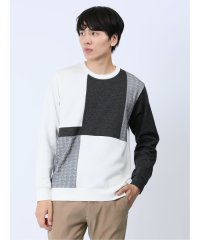 TAKA-Q/SOFT CUSHION スイッチング クルーネック長袖プルオーバー 長袖 メンズ Tシャツ カットソー カジュアル インナー ビジネス ギフト プレゼント/505484979