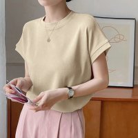 miniministore/フレンチスリーブ 半袖 Tシャツ 韓国風/505486504