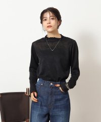 SHOO・LA・RUE/【大人レトロ】柄シアー ハイネックトップス/505486612