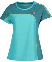 FILA（ZETT Ladies）/【テニス】デニムニット クルーネック Tシャツ レディース/505487134