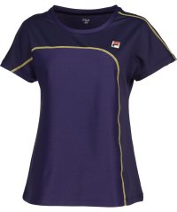 FILA（ZETT Ladies）/【テニス】デニムニット クルーネック Tシャツ レディース/505487134