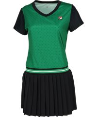 FILA（ZETT Ladies）/【テニス】スクエアドット Vネックワンピース レディース/505487141