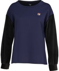 FILA（ZETT Ladies）/【テニス】無地 ボートネック パフスリーブ Tシャツ レディース/505487158