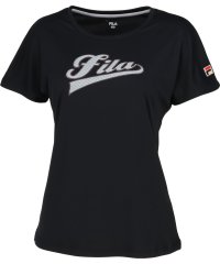 FILA（ZETT Ladies）/【テニス】もこもこ裏毛ロゴ アップリケ Tシャツ レディース/505487872