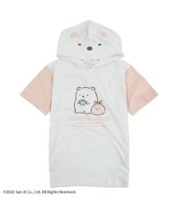 SUMIKKOGURASHI/キャラバスケット CharaBasket すみっコぐらし Tパーカー しろくま なりきりパーカー サンエックス 切り替え 子供/505413291