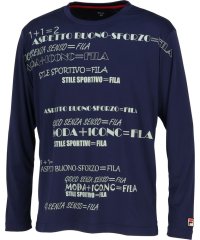 FILA（ZETT Mens）/【テニス】メッセージプリント ロングスリーブ Tシャツ メンズ/505443083