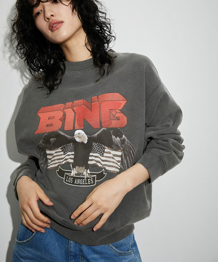 ANINE BING】VINTAGE BING SWEATSHIRT(505473521) | アダム エ