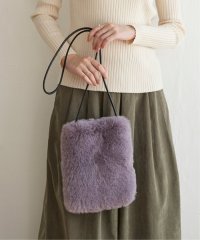 ikka/エコファーふわふわミニショルダーバッグ/505475447