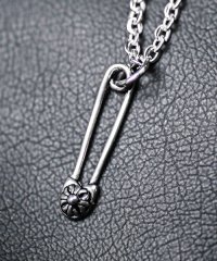 LUXSTYLE/ラグスタイル LUXSTYLE モチーフチェーンネックレス/ネックレス メンズ チェーン モチーフ ペンダント クロス 十字架 リング 安全ピン/505488672