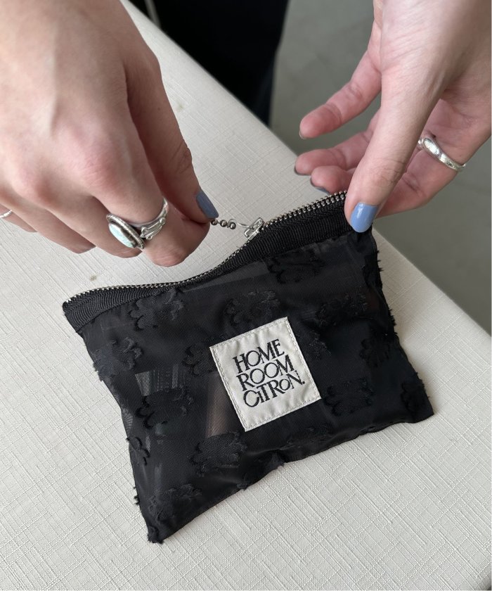 SLOBE citron. Flower mini pouch(505489002) | スローブ イエナ