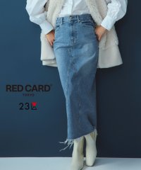 【RED CARD TOKYO×23区】デニム Iライン スカート