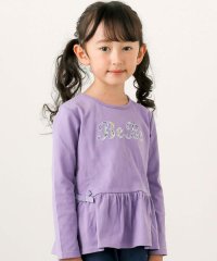 BeBe/ロゴパッチ刺繍Tシャツ(80~150cm)/505467823