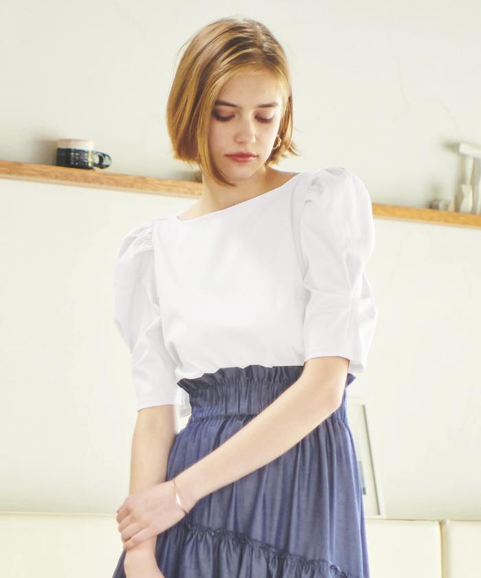 セール 50%OFF】タックスリーブカットソープルオーバー