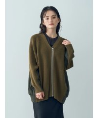 YECCA VECCA/MA－1ドッキングニットカーディガン/505490716